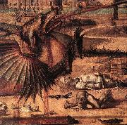 CARPACCIO, Vittore St George and the Dragon (detail)  sdf oil painting on canvas